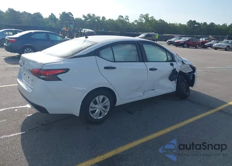 2025 Nissan Versa 1.6 S z USA, uszkodzony, nr VIN 3N1CN8DV9SL855260